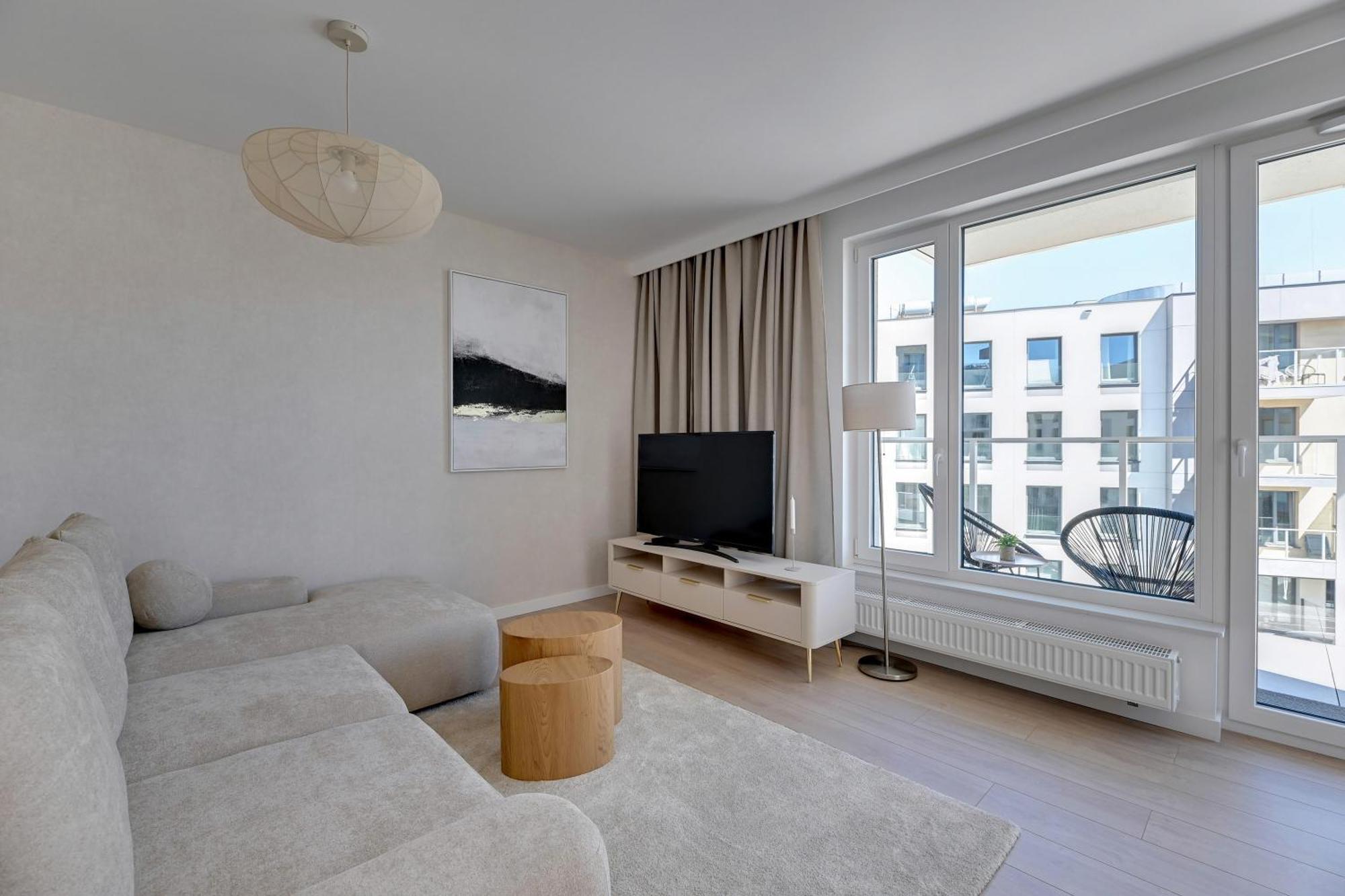 Przystan Letnica Seaside By Downtown Apartments กดัญสก์ ห้อง รูปภาพ